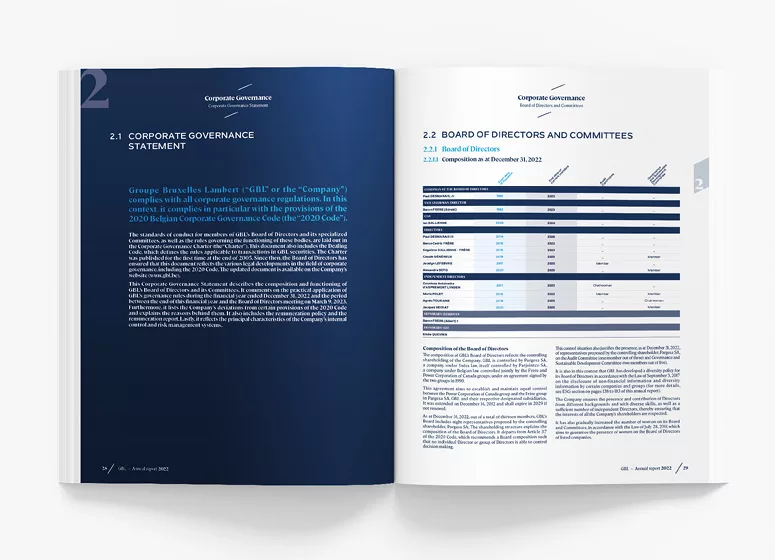 Example of a corporate annual report